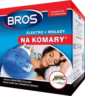 Bros Elektro + Wkłady Na Komary 10szt